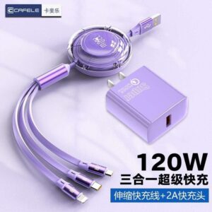 120W Three C-Type Charger